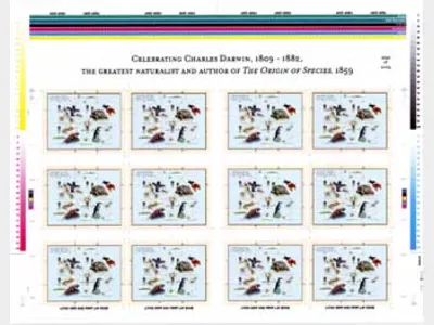 Charles Darwin [Press Sheet]