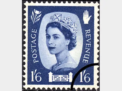 Northern Ireland 1s 6d Blue