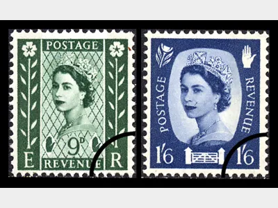 Northern Ireland 9d & 1s6d