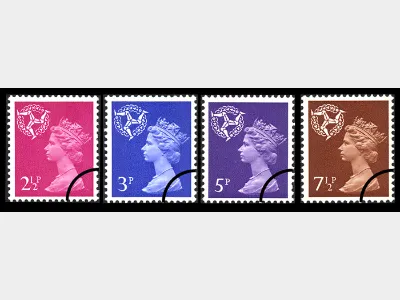 Isle of Man 2 1/2p, 3p, 5p, 7 1/2p