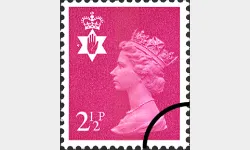 Northern Ireland 2 1/2p Bright Magenta