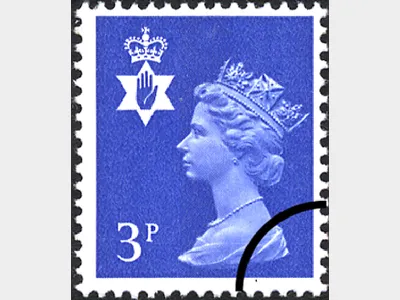 Northern Ireland 3p Bright Blue