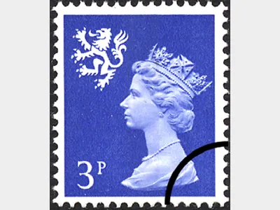 Scotland 3p Bright Blue