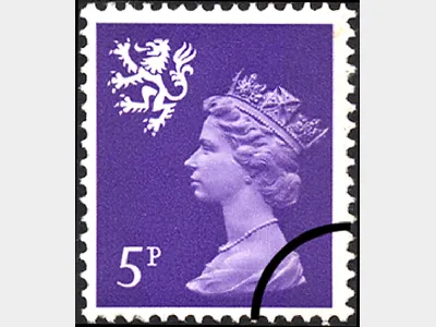 Scotland 5p Pale Violet