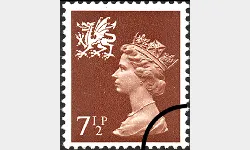 Wales 7 1/2p Light Brown