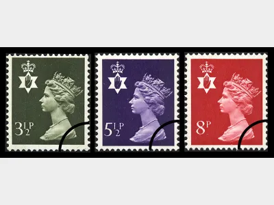 Northern Ireland 3 1/2p, 5 1/2p, 8p