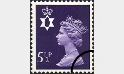 Northern Ireland 5 1/2p Dark Purple