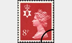 Northern Ireland 8p Bright Vermilion