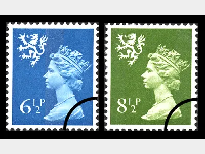 Scotland 6 1/2p & 8 1/2p