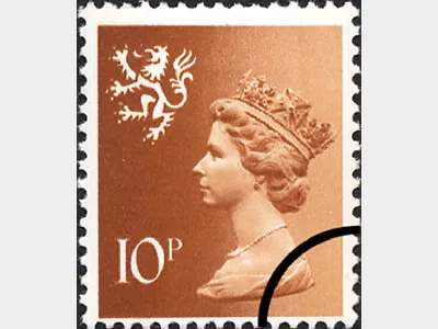 Scotland 10p Orange-brown