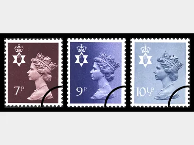 Northern Ireland 7p, 9p, 10 1/2p