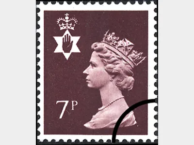 Northern Ireland 7p Red-brown