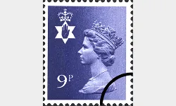 Northern Ireland 9p Blue