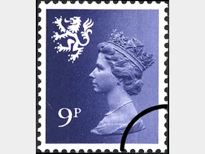Scotland 9p Blue