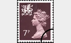 Wales 7p Red-brown