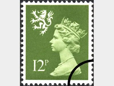 Scotland 12p Yellowish-green
