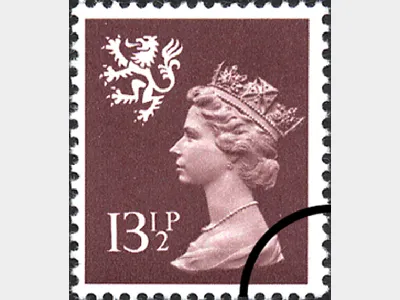 Scotland 13 1/2p Brown