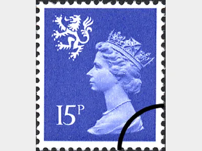 Scotland 15p Bright Blue