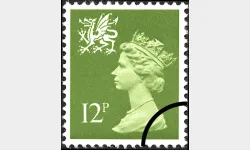 Wales 12p Yellowish-green