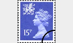 Wales 15p Bright Blue