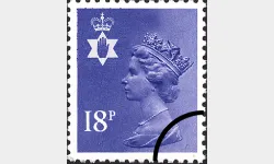 Northern Ireland 18p Blue