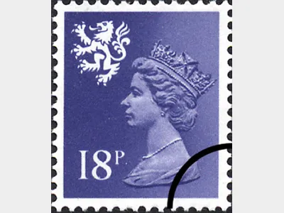 Scotland 18p Blue