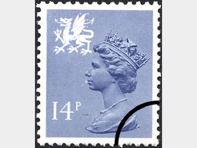 Wales 14p Steel-blue