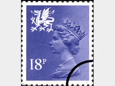 Wales 18p Blue