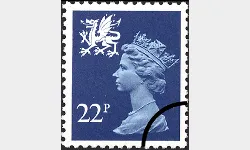 Wales 22p Deep Blue