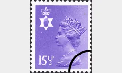 Northern Ireland 15 1/2p Pale Violet