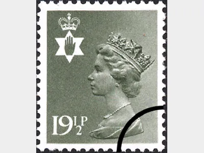 Northern Ireland 19 1/2p Grey-green