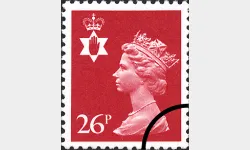 Northern Ireland 26p Bright Vermilion