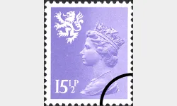 Scotland 15 1/2p Pale Violet