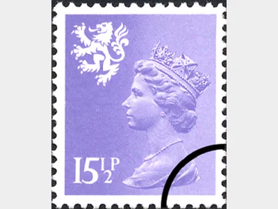 Scotland 15 1/2p Pale Violet