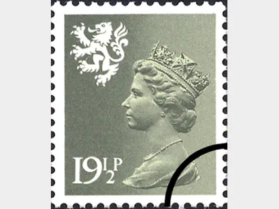 Scotland 19 1/2p Grey-green