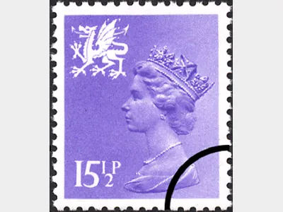 Wales 15 1/2p Pale Violet