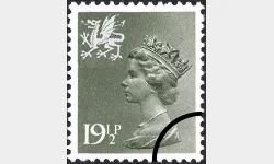 Wales 19 1/2p Grey-green