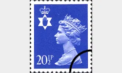 Northern Ireland 20 1/2p Bright Blue