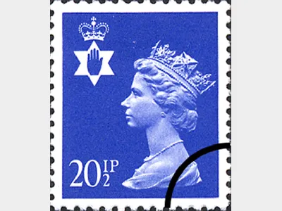 Northern Ireland 20 1/2p Bright Blue