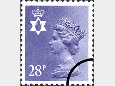 Northern Ireland 28p Violet-blue