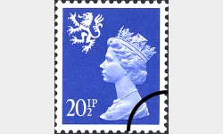 Scotland 20 1/2p Bright Blue