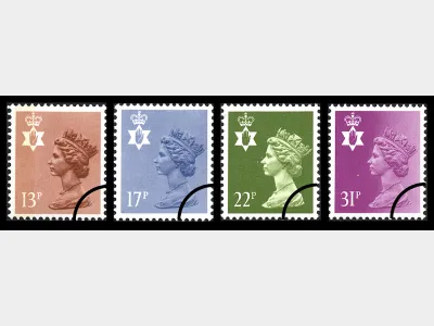 Northern Ireland 13p, 17p, 22p, 31p