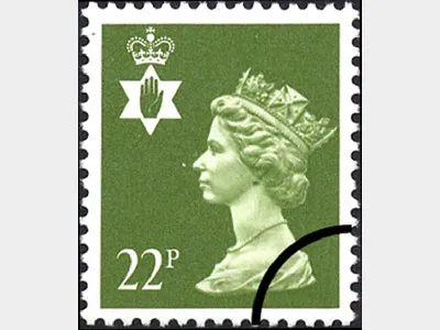 Northern Ireland 22p Yellowish-green