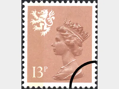 Scotland 13p Light Brown