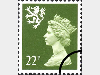 Scotland 22p Yellowish-green