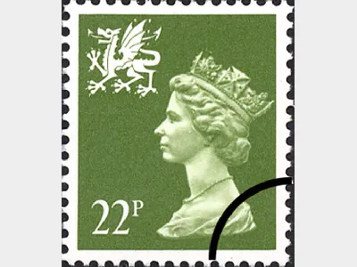 Wales 22p Yellowish-green