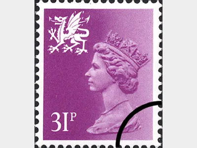 Wales 31p Purple