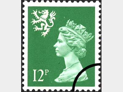 Scotland 12p Bright Green