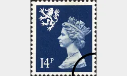 Scotland 14p Dark Blue