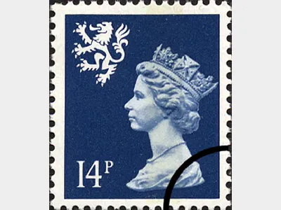 Scotland 14p Dark Blue